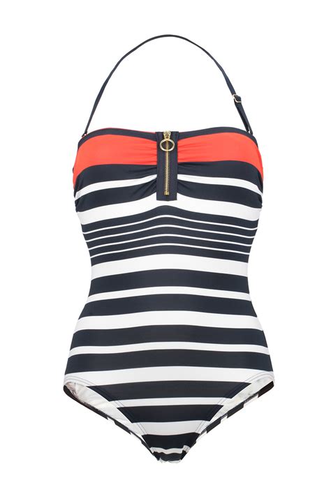 michael kors blue one piece swimsuit|Michael Kors one shoulder bikini.